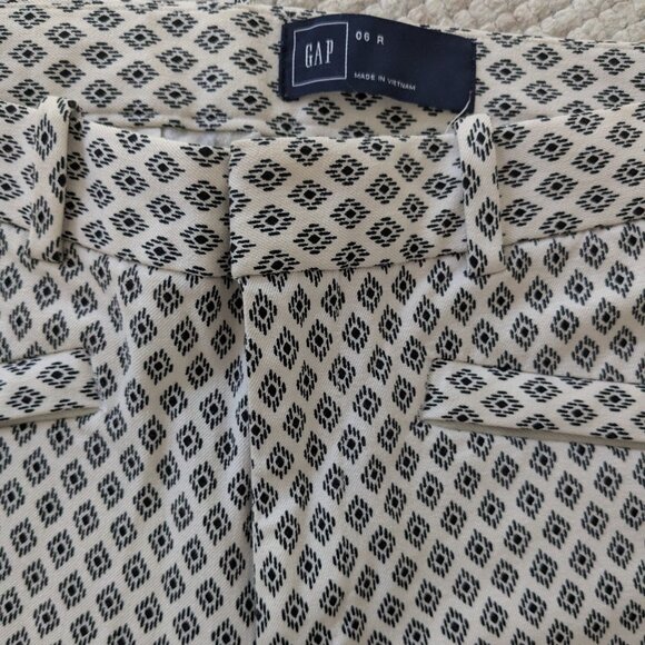 GAP Bi-Stretch Slim Skinny Ankle Work Pants - White Diamond Size 6 - Picture 4 of 6